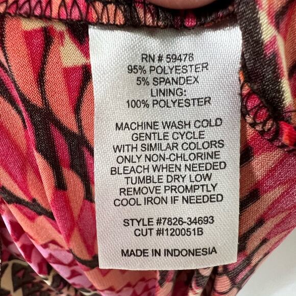 Carole Little Maxi Boho Sleeveless V Neck Summer Dress 12 - Picture 11 of 11